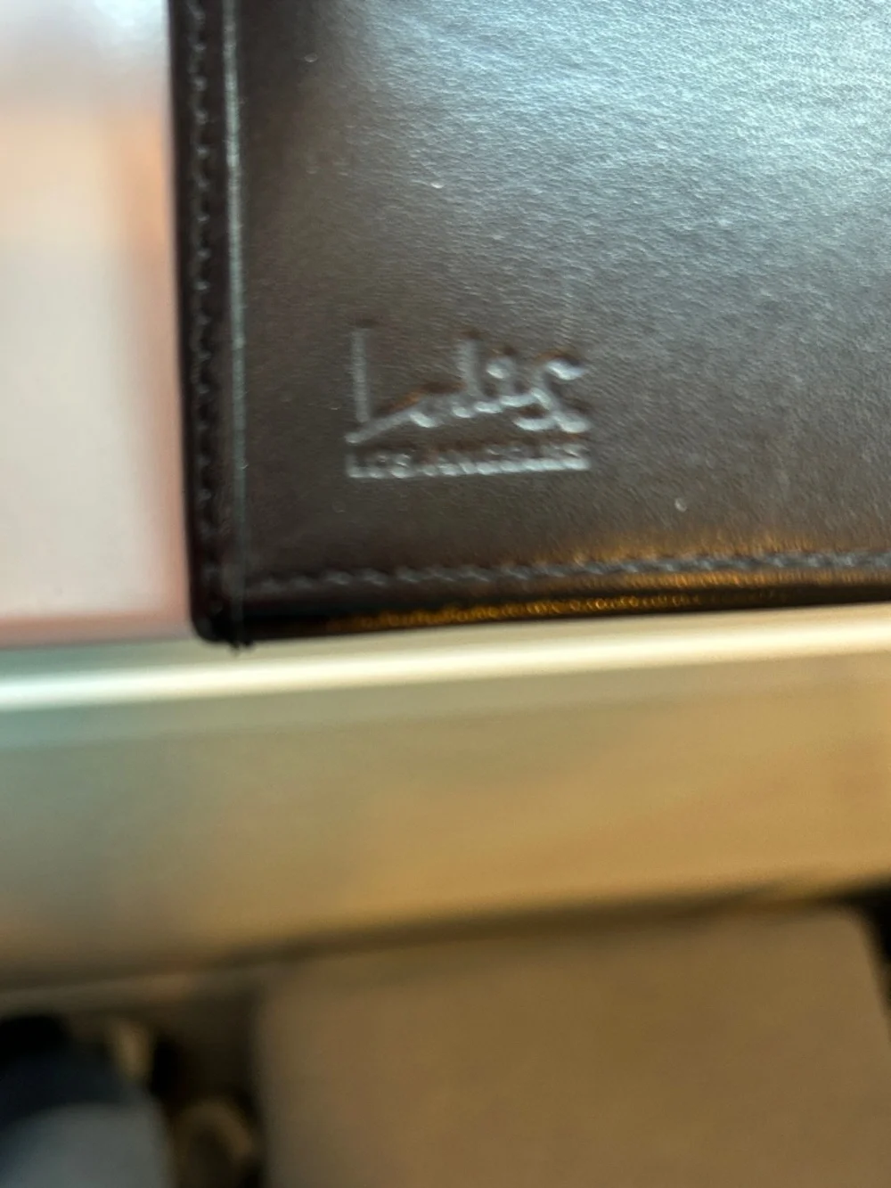 Lodis Black Leather Travel Organizer Wallet